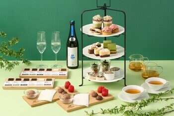 Minimalより、新緑の季節を彩る「和×チョコレート」アフタヌーンティーが登場。自分好みに仕立てる手包みフルーツ大福や、抹茶や甘納豆など和素材とカカオが織りなす、ここだけの限定メニュー