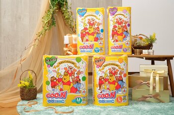 『くまのプーさん』原作デビュー100周年を記念したベビー用紙おむつが登場！『グーン ぐんぐん吸収パンツ くまのプーさん限定デザイン』10月1日（木）数量限定発売