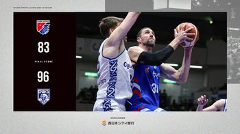 B2福岡｜終盤の猛攻を止められず悔しい敗戦、連勝を逃す