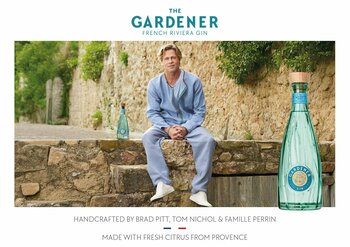 ブラッド・ピットがプロデュースした華やかな1本 カンヌ映画祭を彩った「ガーデナー フレンチリヴィエラ ジン」がついに日本上陸
