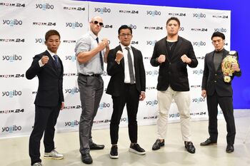 江幡睦、元貴ノ富士がRIZIN初参戦！対戦相手に「いじめっ子だろう」と挑発される場面も