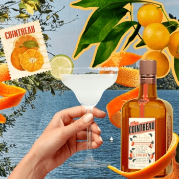 世界中で愛されるプレミアム オレンジリキュール コアントロー「COINTREAU Symphony in Bloom “オレンジの旋律”」をテーマとしたフラワーアートが登場